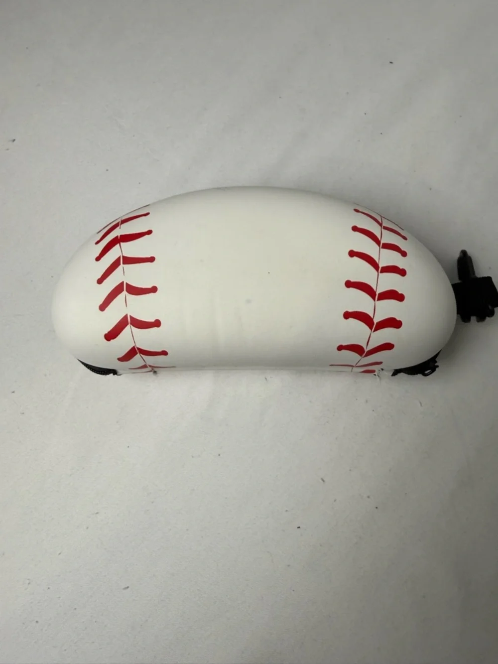 Cooperstown Dreams Park Kids Baseball Sunglasses Case - White with Red Stitching